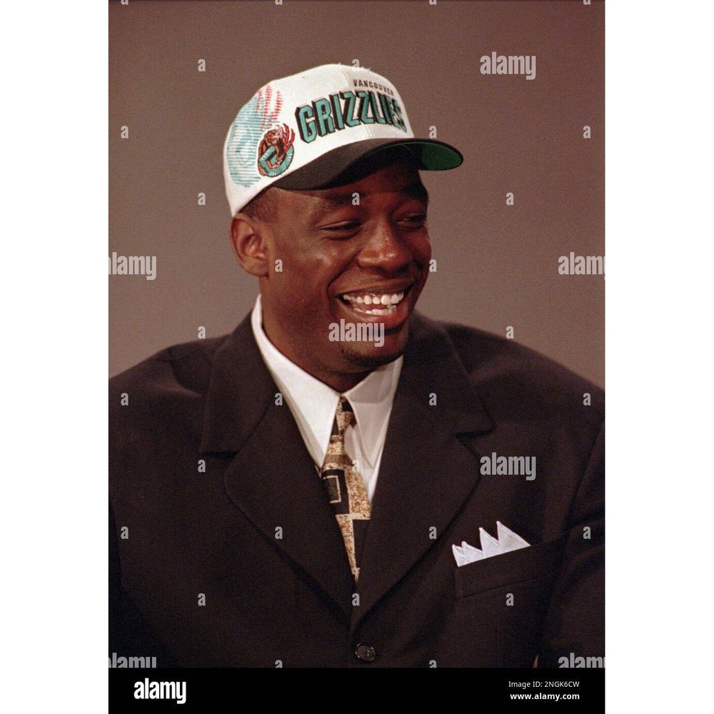 Mitchel & Ness Vancouver Grizzlies Hardwood Classics Snapback Hat NBA 1996 Draft - Picture 9 of 9
